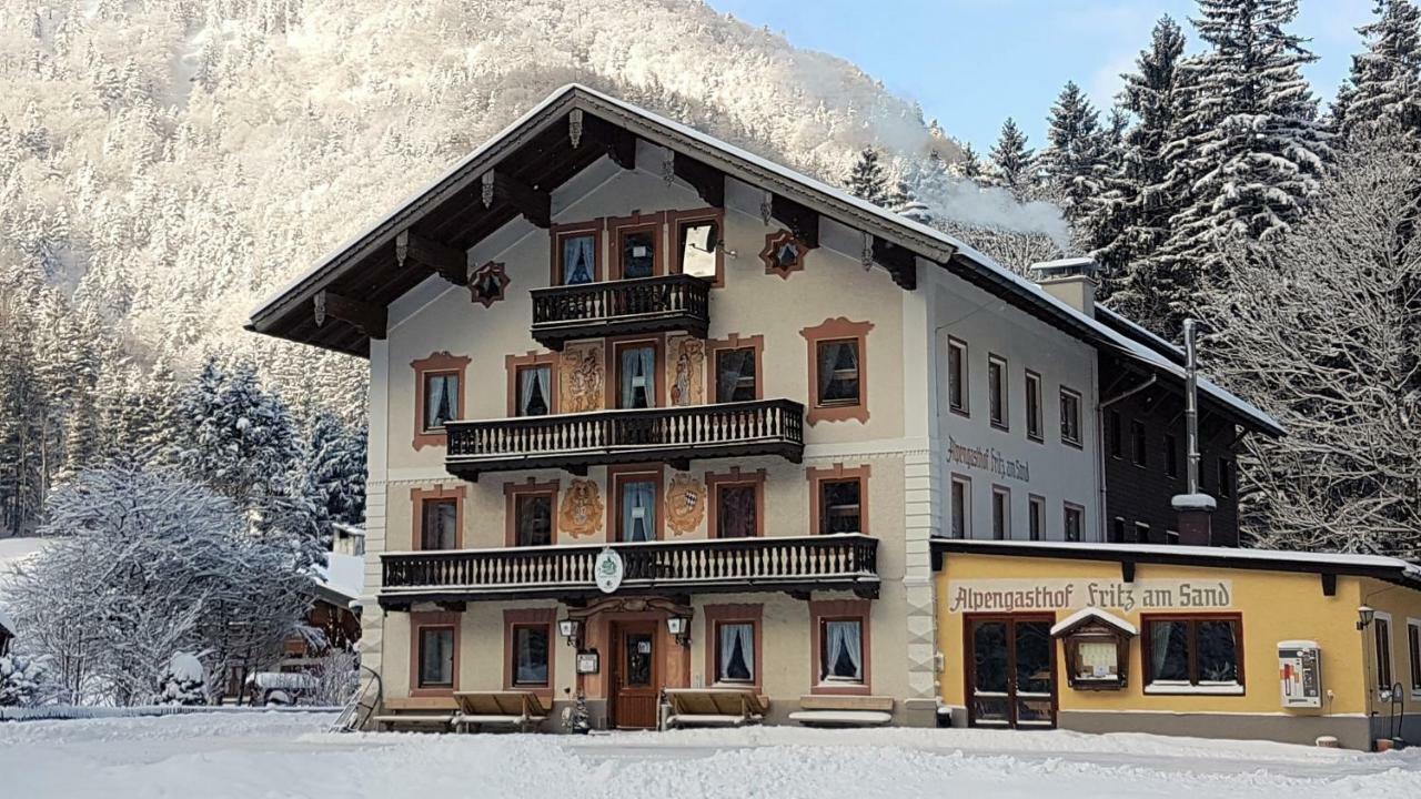 Bergsporthotel Fritz Am Sand Ruhpolding Bagian luar foto